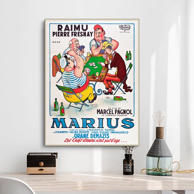affiche marius pagnol