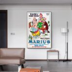 affiche marius pagnol