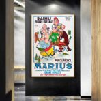 affiche marius pagnol