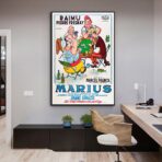 affiche marius pagnol