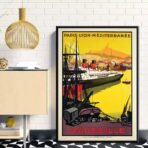 affiche marseille vintage