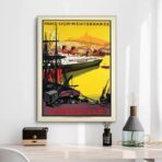 affiche marseille vintage