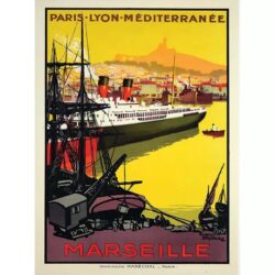 affiche marseille vintage