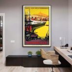 affiche marseille vintage