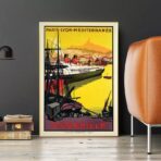 affiche marseille vintage