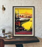 affiche marseille vintage