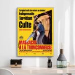 affiche massacre à la tronçonneuse