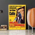 affiche massacre à la tronçonneuse
