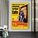 affiche massacre à la tronçonneuse