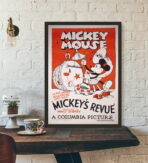 affiche mickey vintage
