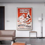 affiche mickey vintage
