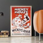 affiche mickey vintage