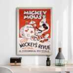 affiche mickey vintage
