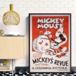 affiche mickey vintage