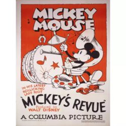 affiche mickey vintage