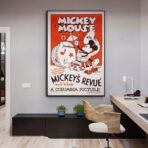 affiche mickey vintage