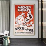 affiche mickey vintage