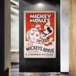 affiche mickey vintage