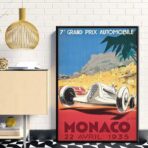 affiche monaco grand prix
