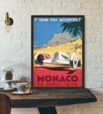 affiche monaco grand prix