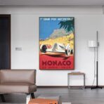 affiche monaco grand prix