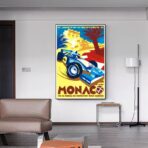affiche monaco vintage