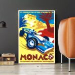 affiche monaco vintage