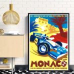 affiche monaco vintage