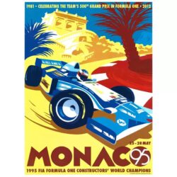 affiche monaco vintage