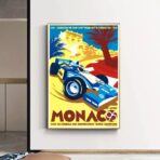affiche monaco vintage