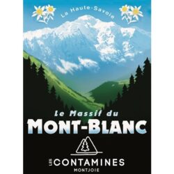 affiche mont blanc