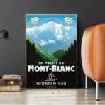affiche mont blanc