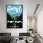 affiche mont blanc