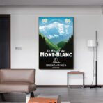 affiche mont blanc
