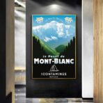affiche mont blanc