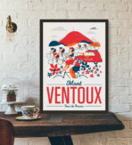 affiche mont ventoux vintage