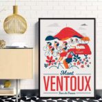 affiche mont ventoux vintage