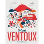 affiche mont ventoux vintage