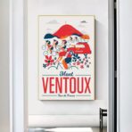 affiche mont ventoux vintage