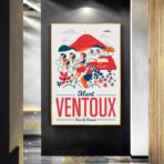 affiche mont ventoux vintage