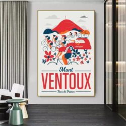 affiche mont ventoux vintage