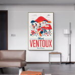 affiche mont ventoux vintage