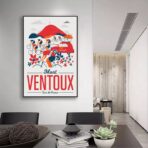 affiche mont ventoux vintage