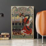 affiche montmartre vintage