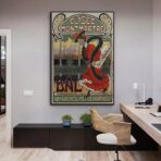 affiche montmartre vintage