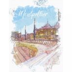 affiche montpellier vintage