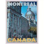 affiche montréal vintage
