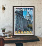 affiche montréal vintage