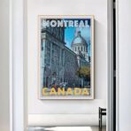 affiche montréal vintage