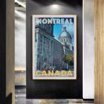 affiche montréal vintage